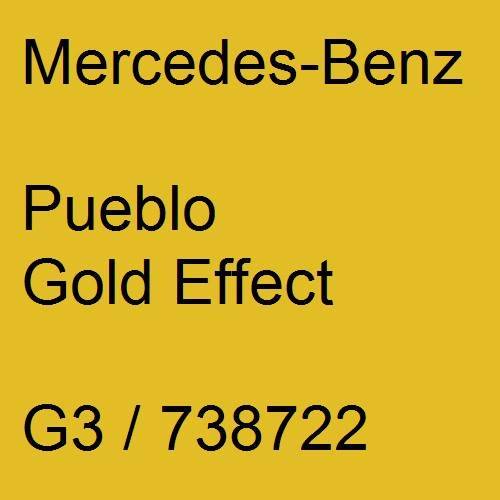 Mercedes-Benz, Pueblo Gold Effect, G3 / 738722.